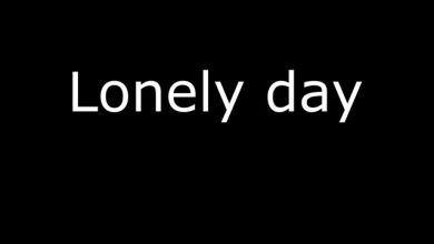 Lonely day - Track 3