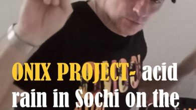 ONIX PROJECT- acid rain in Sochi on the beach at night 5